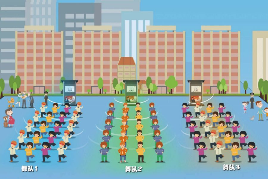 廣場舞音樂聲定向發(fā)聲
